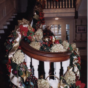 Staircase Christmas Decorations